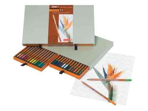 Comprar caja 24 lapices colores bruynzeel design