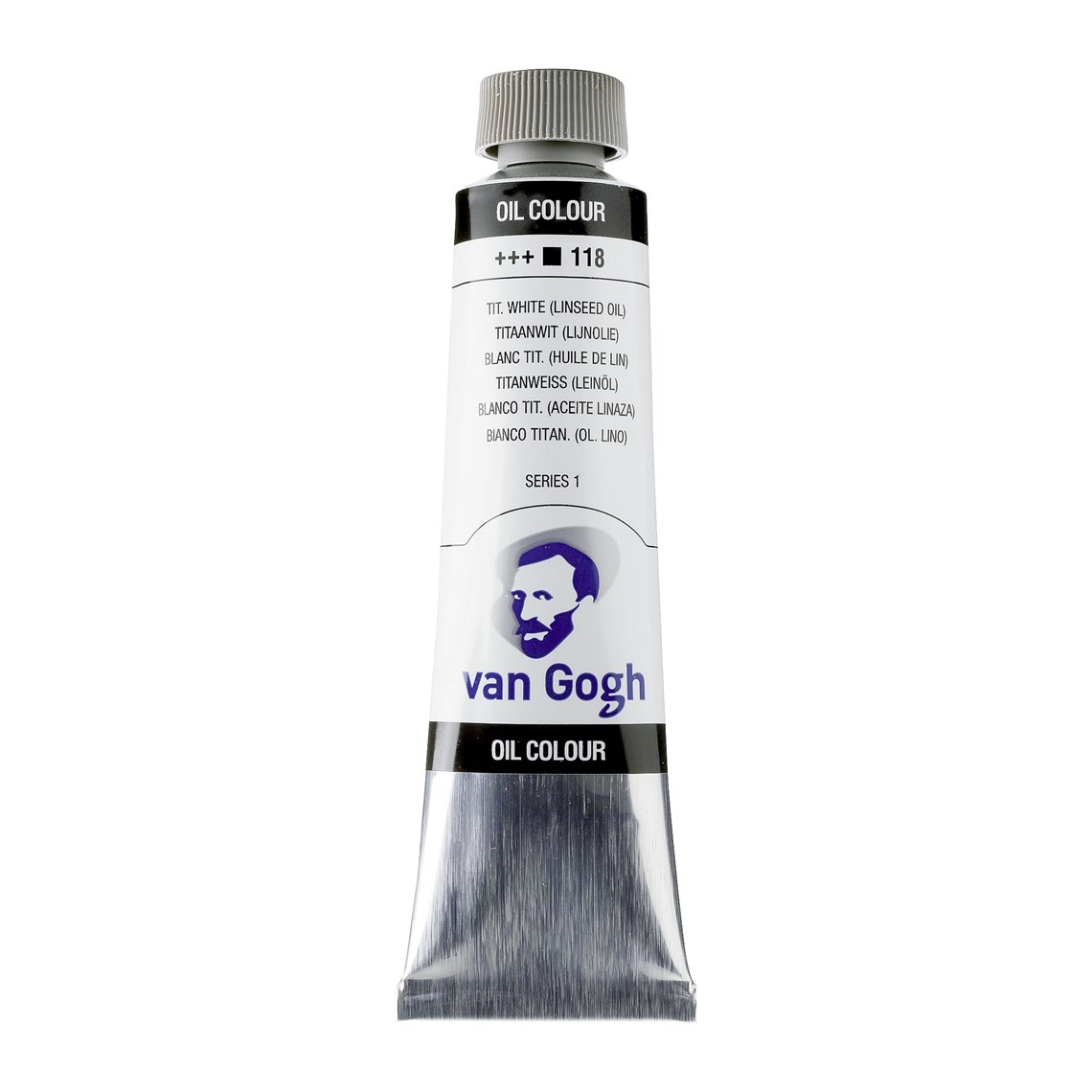Oleo Van Gogh blanco de titanio (Linaza) tubo 40ml