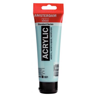 Acrilico Amsterdam azul celeste claro tubo 120ml