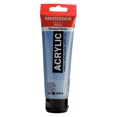 Acrilico Amsterdam azul grisaceo tubo 120ml