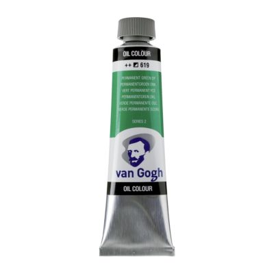 Oleo Van Gogh verde permanente oscuro tubo 40ml serie 2