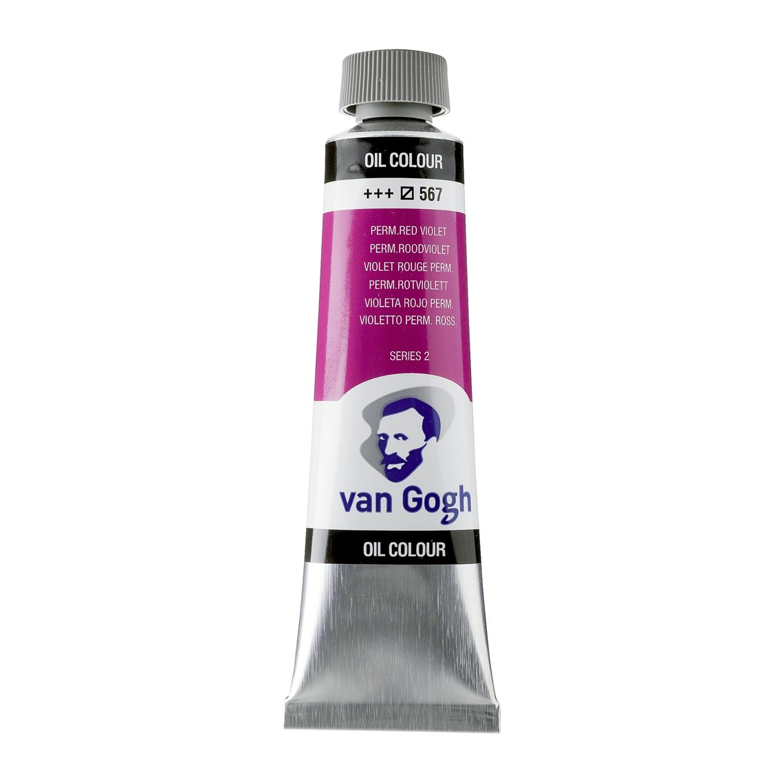 Oleo Van Gogh violeta rojo permanente tubo 40ml serie 2