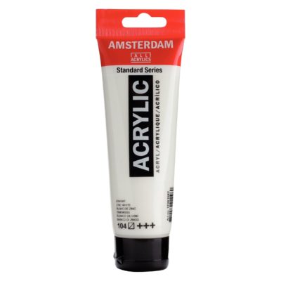 Acrilico Amsterdam blanco cinc tubo 120ml