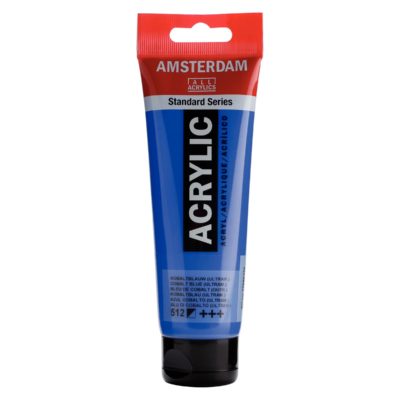 Acrilico Amsterdam azul cobalto ultramar tubo 120ml