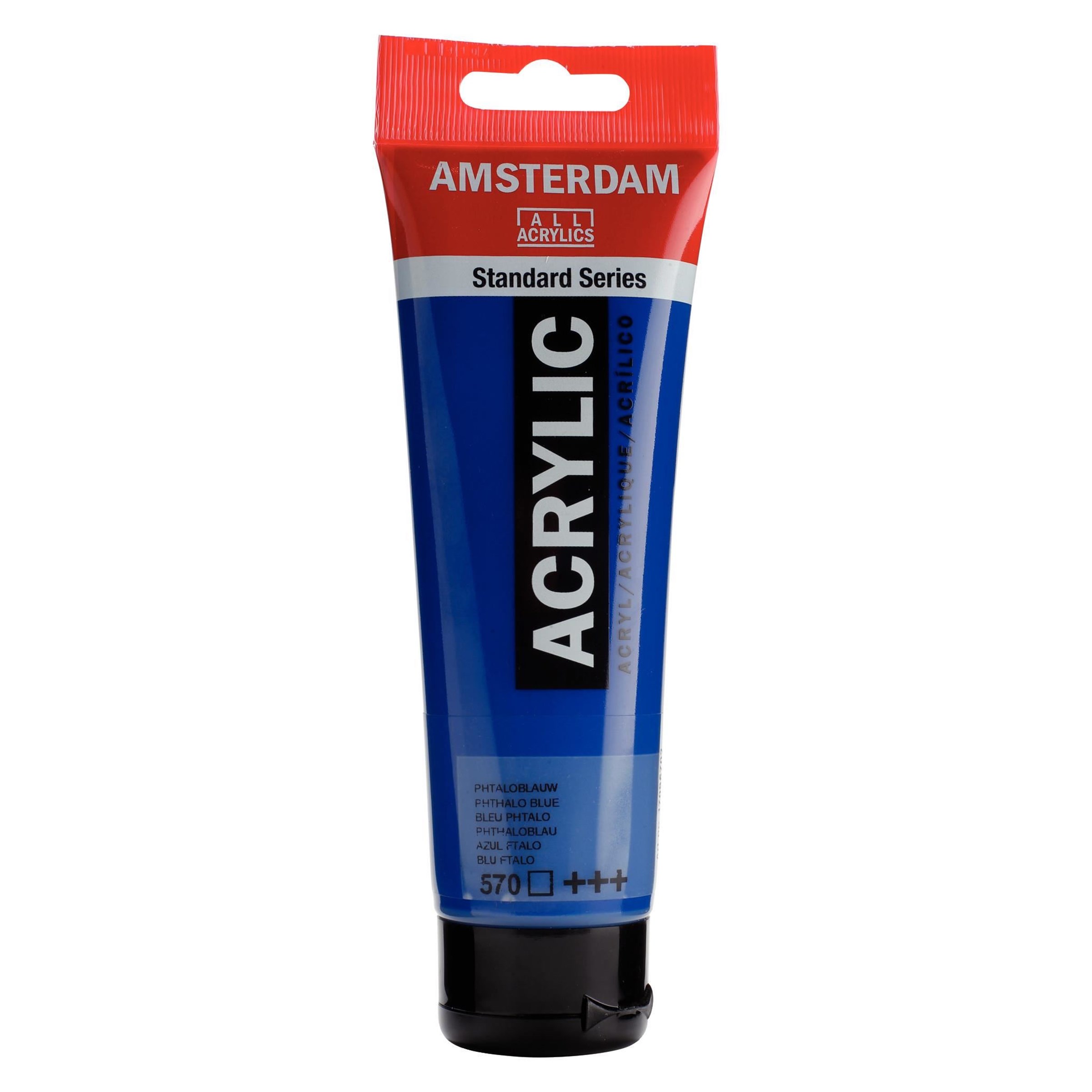 Acrilico Amsterdam azul ftalo tubo 120ml