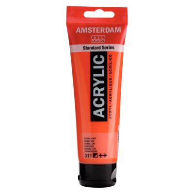 Acrilico Amsterdam bermellón tubo 120ml
