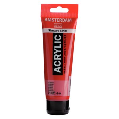 Acrilico Amsterdam carmín tubo 120ml