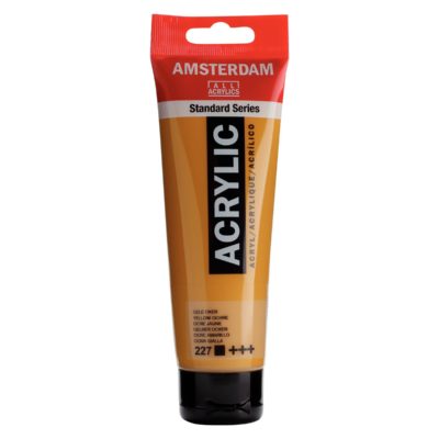 Acrilico Amsterdam ocre amarillo tubo 120ml