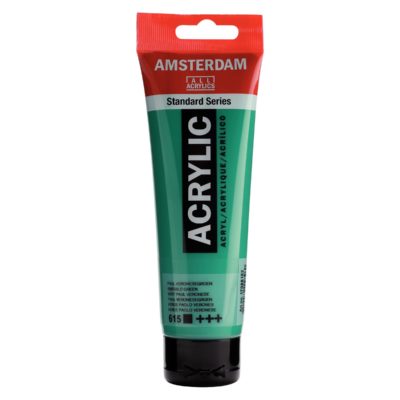 Acrilico Amsterdam verde paolo veronés tubo 120ml