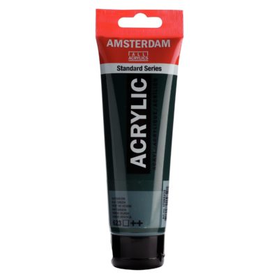Acrilico Amsterdam verde vejiga tubo 120ml