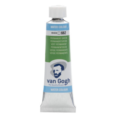 Van Gogh acuarela 10ml Verde Permanente
